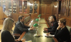8 October 2015 The National Assembly Deputy Speaker in meeting with the Deputy Head of the OSCE Mission to Serbia 